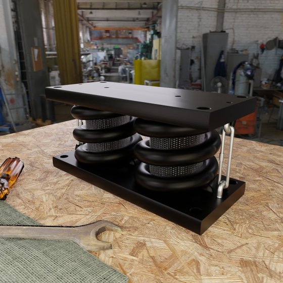Federisolator 4-6 2er Element Oben